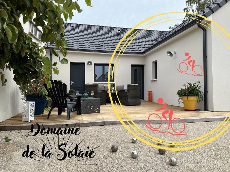 * Domaine De La Solaie * - Proche Bords De Loire Villa Saint-Denis-de lʼHôtel Buitenkant foto